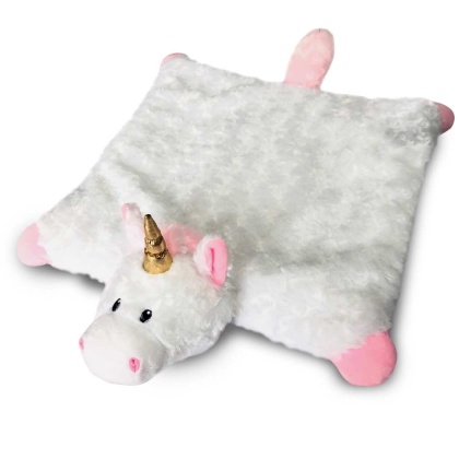 Sadie the Unicorn - The MommyMat - Heartbeat Anxiety Pet Bed Mat - 18 x 18 in