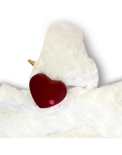 Sadie the Unicorn - The MommyMat - Heartbeat Anxiety Pet Bed Mat - 18 x 18 in