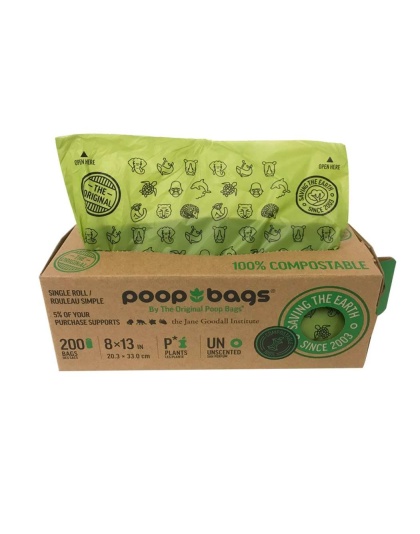 GREEN - You Buy; We Donate Compostable Single Bulk Roll - 200 Bags