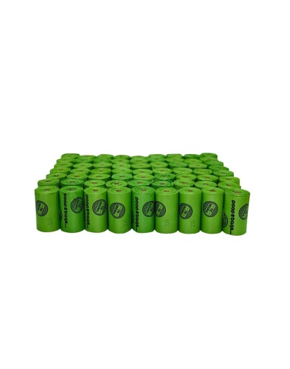 GREEN - The Original Poop Bags Orange Scented USDA Biobased Rolls - 120 Bags