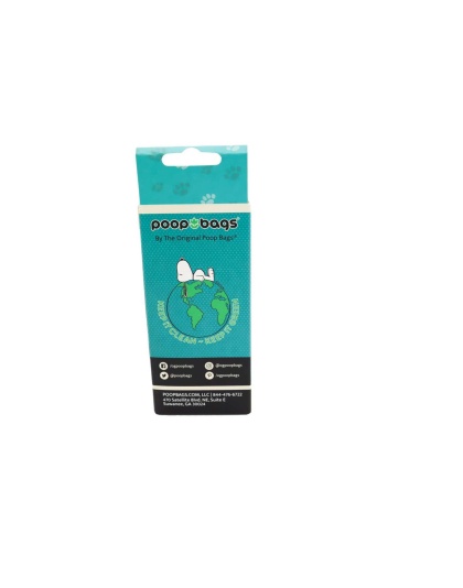 BLACK/GREEN - USDA Biobased Peanuts Leash Rolls (60 CT) - 60 Bags