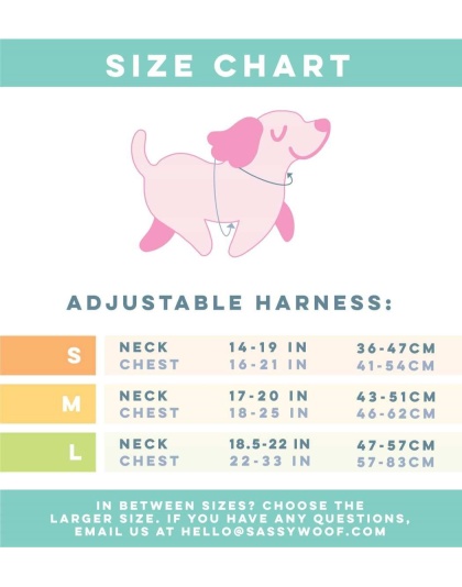 Too Much Auss - Adjustable Harness  - Large