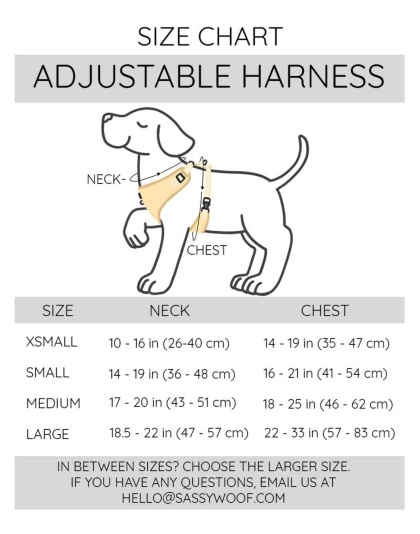 Oodles of Doodles - Adjustable Harness  - Medium