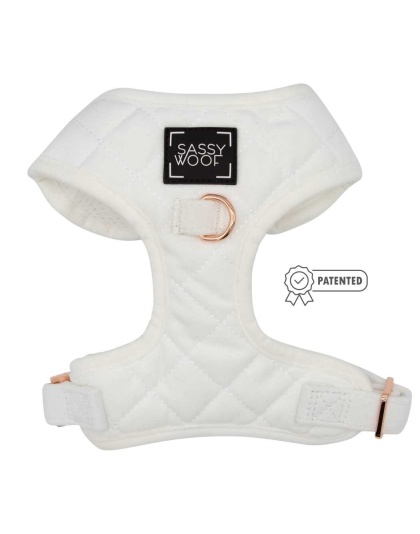 I Do, Too (White) - Adjustable Harness  - XLarge