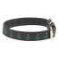 Leather with Christmas Christmas Tree Embroidery - Halo Dog Collar  - L