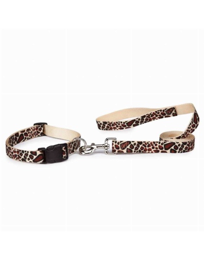 Giraffe - CC Animal Print Lead 4Ftx5/8In Giraffe - 4ft x 5/8in
