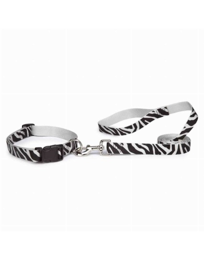 Zebra - CC Animal Print Lead 4Ftx5/8In Zebra - 4ft x 5/8in