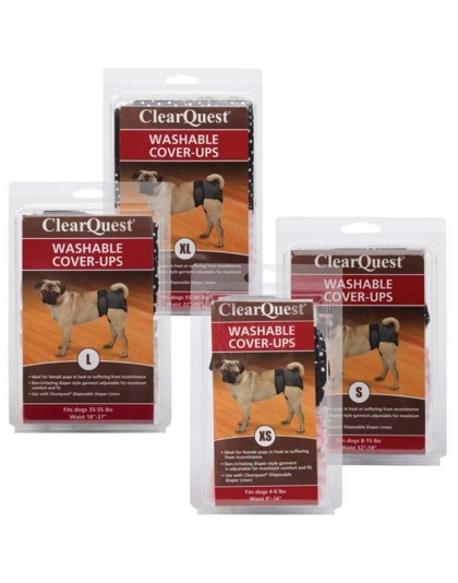 Black/Pink - CQ Washable Cover-Up M 2Pk Blk/Pnk - Medium