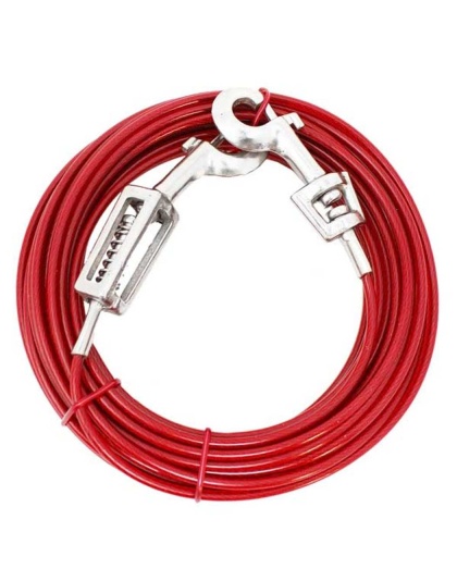 Prestige 15ft Lrg Dog Tie-out w Spring - 15ft