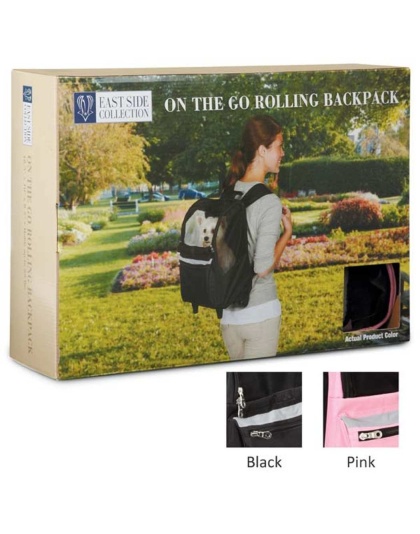 ES On the Go Rolling Backpack Blk